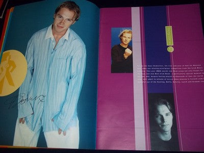 1996 BOYZONE TOUR BOOK - A DIFFERENT TOUR (WINTER) - GREAT PHOTOS - II 7911