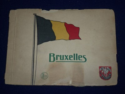 EARLY 1900'S BRUXELLES SOFTCOVER PHOTO ALBUM - BELGIUM SIGHTS - J 5536