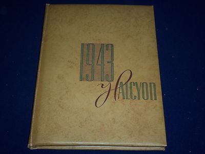 1943 HALCYON SWARTHMORE COLLEGE YEARBOOK - PENNSYLVANIA - NICE PHOTOS - YB 78