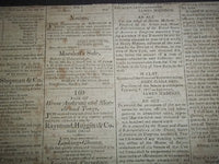 1816-1817 COLUMBIAN REGISTER NEWSPAPER LOT OF 6 - MADISON & CLAY - CT - NP 1454