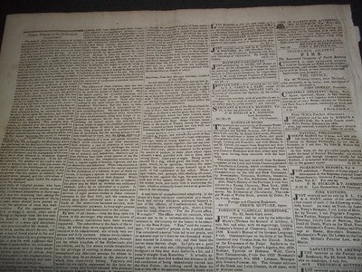1830-1832 NATIONAL GAZETTE & LITERARY REGISTER NEWSPAPER LOT OF 17 - NP 1428