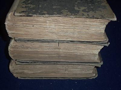 1846-1848 PICTORIAL HISTORY OF ENGLAND VOLUME LOT OF 3 - ILLUSTRATIONS - KD 1209