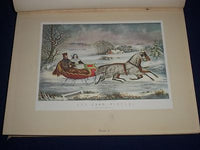 1942 CURRIER AND IVES PRINTMAKERS AMERICAN PEOPLE BOOK - GREAT PLATES - KD 1033