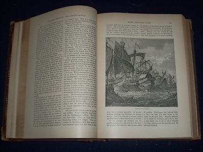 1890 HISTORY OF THE WORLD BY JOHN RIDPATH VOLUME 2 - ILLUSTRATIONS - KD 1275