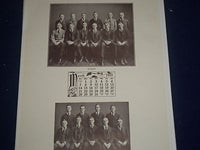 1920 AMHERST COLLEGE CALENDAR - LEATHER COVER - GREAT SPORT PHOTOS - II 9546