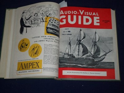 1952 SEP-1953 JUNE AUDIO-VISUAL GUIDE VOL NO. 19 - ELIZABETH - MASON - KD 1028