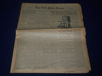 1930 JUNE 27 NEW YORK TIMES NEWSPAPER - OCEAN FLIERS LAND AT ROOSEVELT - NP 991
