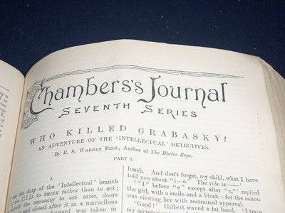 1920 DEC-1921 NOV CHAMBERS'S JOURNAL SEVENTH SERIES VOLUME NO. 98 - KD 1168