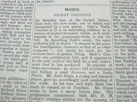 1886 THE ACADEMY WEEKLY REVIEW OF LITERATURE LOT OF 37 ISSUES - LONDON - O 2385