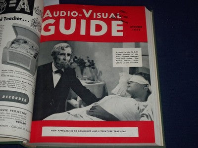 1952 SEP-1953 JUNE AUDIO-VISUAL GUIDE VOL NO. 19 - ELIZABETH - MASON - KD 1028