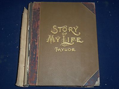 1896 STORY OF MY LIFE BY WILLIAM TAYLOR - NICE ILLUSTRATIONS/ENGRAVING - KD 1299