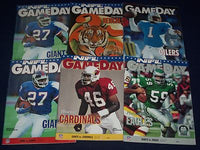 1990-1992 NEW YORK GIANTS GAME DAY PROGRAM LOT OF 13 - GREAT PHOTOS - O 2386