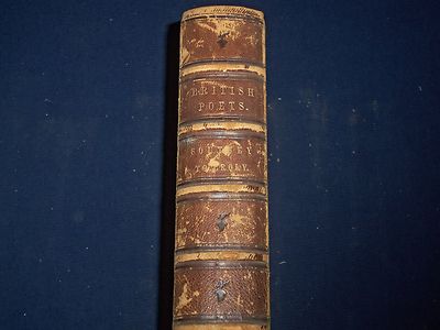 1852 THE WORKS OF BRITISH POETS FROM SOUTHEY TO CROLY VOL NO. 2 - KD 1285