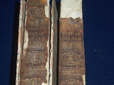 1810-11 IMPERIAL HISTORY OF ENGLAND BY THEOPHILUS CAMDEN VOL. LOT OF 2 - KD 1360