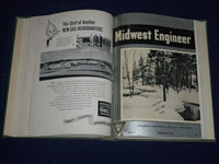 1958 JUN-1959 MAR MIDWEST ENGINEER BOUND VOLUME NO. 11 - NICE COVERS - KD 1175