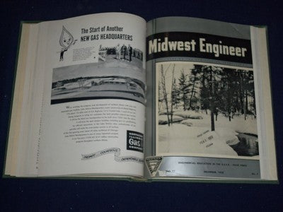 1958 JUN-1959 MAR MIDWEST ENGINEER BOUND VOLUME NO. 11 - NICE COVERS - KD 1175