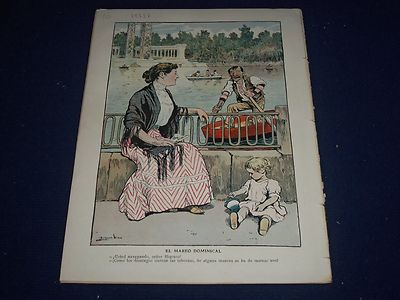 1908 OCTOBER 3 BLANCO Y NEGRO SPANISH MAGAZINE - NICE ILLUSTRATIONS - J 311