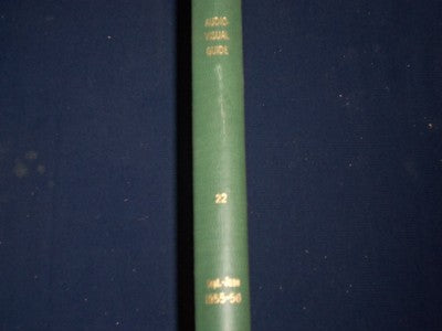 1955 SEP-1956 JUNE AUDIO-VISUAL GUIDE VOLUME NO. 22 - OLIVIER - BURTON - KD 1167