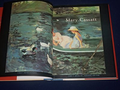 1990 MARY CASSATT HARDCOVER BOOK BY SUSAN E. MEYER - ILLUSTRATIONS - KD 1604