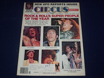 1979 JANUARY 9 CIRCUS MAGAZINE - SPRINGSTEEN - NUGENT - GREAT PHOTOS - II 9359