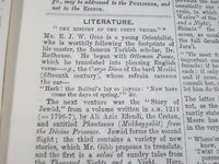 1886 THE ACADEMY WEEKLY REVIEW OF LITERATURE LOT OF 37 ISSUES - LONDON - O 2385