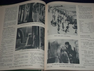 1955 SEP-1956 JUNE AUDIO-VISUAL GUIDE VOLUME NO. 22 - OLIVIER - BURTON - KD 1167