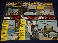1967-1968 DEUTSCHER AEROKURIER GERMAN AVIATION MAGAZINES LOT OF 6 - O 282