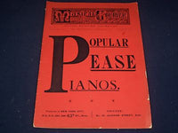 1892 FEBRUARY 10 MUSICAL COURIER MAGAZINE - NICE ILLUSTRATIONS & ADS - J 1244
