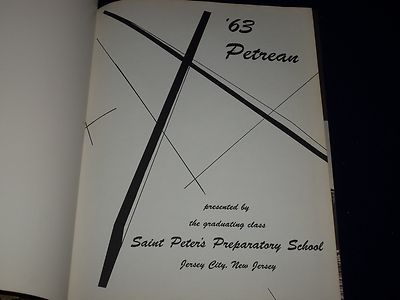 1963 PETREAN ST. PETER'S PREPARATORY SCHOOL YEARBOOK - NJ - PHOTOS - YB 360