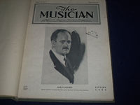1936 JANUARY-DECEMBER THE MUSICIAN BOUND VOL NO. 41 - GREAT PHOTOS/ADS - KD 1762