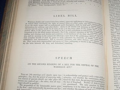 1842 THE WORKS OF THE RIGHT HON. EDMUND BURKE VOLUME NO. 11 - LODON- KD 1290