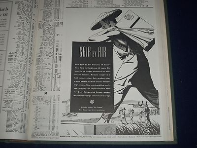 1944 OIL PAINT AND DRUG REPORTER BOUND VOLUME LOT OF 2 - GREAT ADS - KD 3408