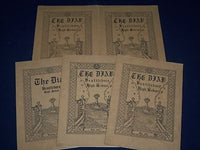 1912 THE DIAL BRATTLEBORO HIGH SCHOOL MAGAZINE LOT OF 5 - GREAT INFO. - O 2340
