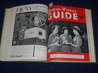 1953 SEP-1954 JUNE AUDIO-VISUAL GUIDE VOLUME NO. 20 - GREAT COVERS/ADS - KD 1027