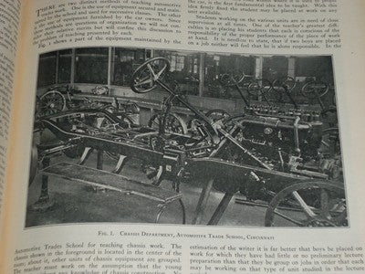 1922 JULY-1923 JUNE INDUSTRIAL EDUCATION MAGAZINE VOL. NO. 24 - PHOTOS - KD 1171