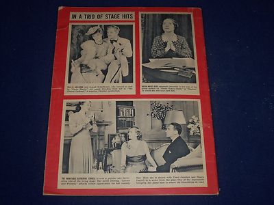 1943 STAGE PICTORIAL MAGAZINE - GREAT BROADWAY PLAY PHOTOS - II II 9468