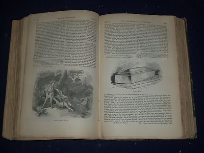 1846-1848 PICTORIAL HISTORY OF ENGLAND VOLUME LOT OF 3 - ILLUSTRATIONS - KD 1209