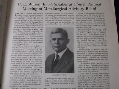 1931 FEBRUARY THE CARNEGIE ALUMNIS MAGAZINE - NICE PHOTOS & COVER - J 1216