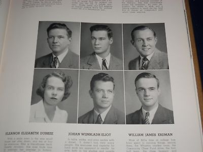 1943 HALCYON SWARTHMORE COLLEGE YEARBOOK - PENNSYLVANIA - NICE PHOTOS - YB 78