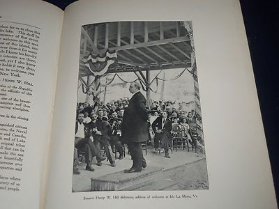 1909 THE CHAMPLAIN TERCENTENARY REPORT OF THE NEW YORK LAKE - PHOTOS - KD 1257