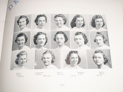 1939 OUIJA GROVE CITY COLLEGE YEARBOOK - PENNSYLVANIA - GREAT PHOTOS - YB 119