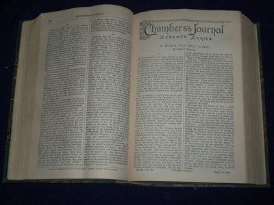 1920 DEC-1921 NOV CHAMBERS'S JOURNAL SEVENTH SERIES VOLUME NO. 98 - KD 1168