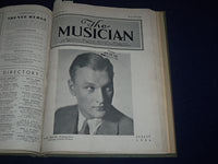 1936 JANUARY-DECEMBER THE MUSICIAN BOUND VOL NO. 41 - GREAT PHOTOS/ADS - KD 1762
