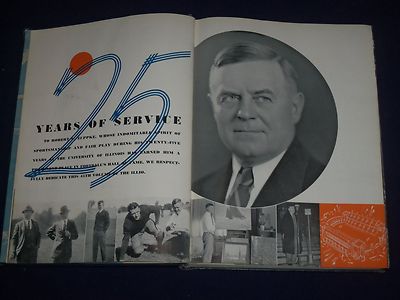 1938 THE ILLIO UNIVERSITY OF ILLINOIS YEARBOOK - THOMAS MURPHY- PHOTOS - YB 154