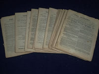 1886 THE ACADEMY WEEKLY REVIEW OF LITERATURE LOT OF 37 ISSUES - LONDON - O 2385