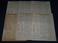 1948-1949 THE RACING CALENDAR MAGAZINE LOT OF 12 - JOCKEY CLUB - ADS - ADS - O 5