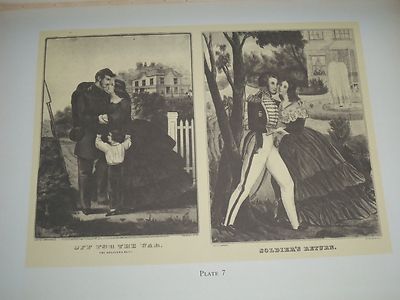 1942 CURRIER AND IVES PRINTMAKERS AMERICAN PEOPLE BOOK - GREAT PLATES - KD 1033
