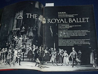 1967-1968 SEASON THE ROYAL BALLET PROGRAM - GREAT PHOTOS - J 5706