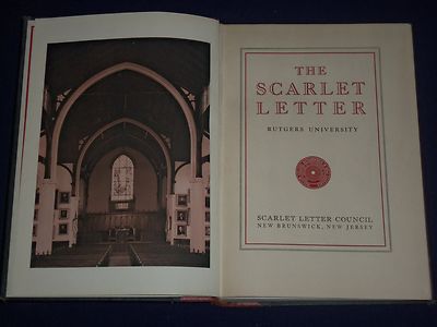 1942 THE SCARLET LETTER RUTGERS UNIVERSITY YEARBOOK - NEW BRUNSWICK NJ - YB 496