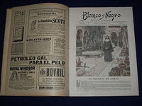 1908 JANUARY 18 BLANCO Y NEGRO SPANISH MAGAZINE - NICE ILLUSTRATIONS - J 291